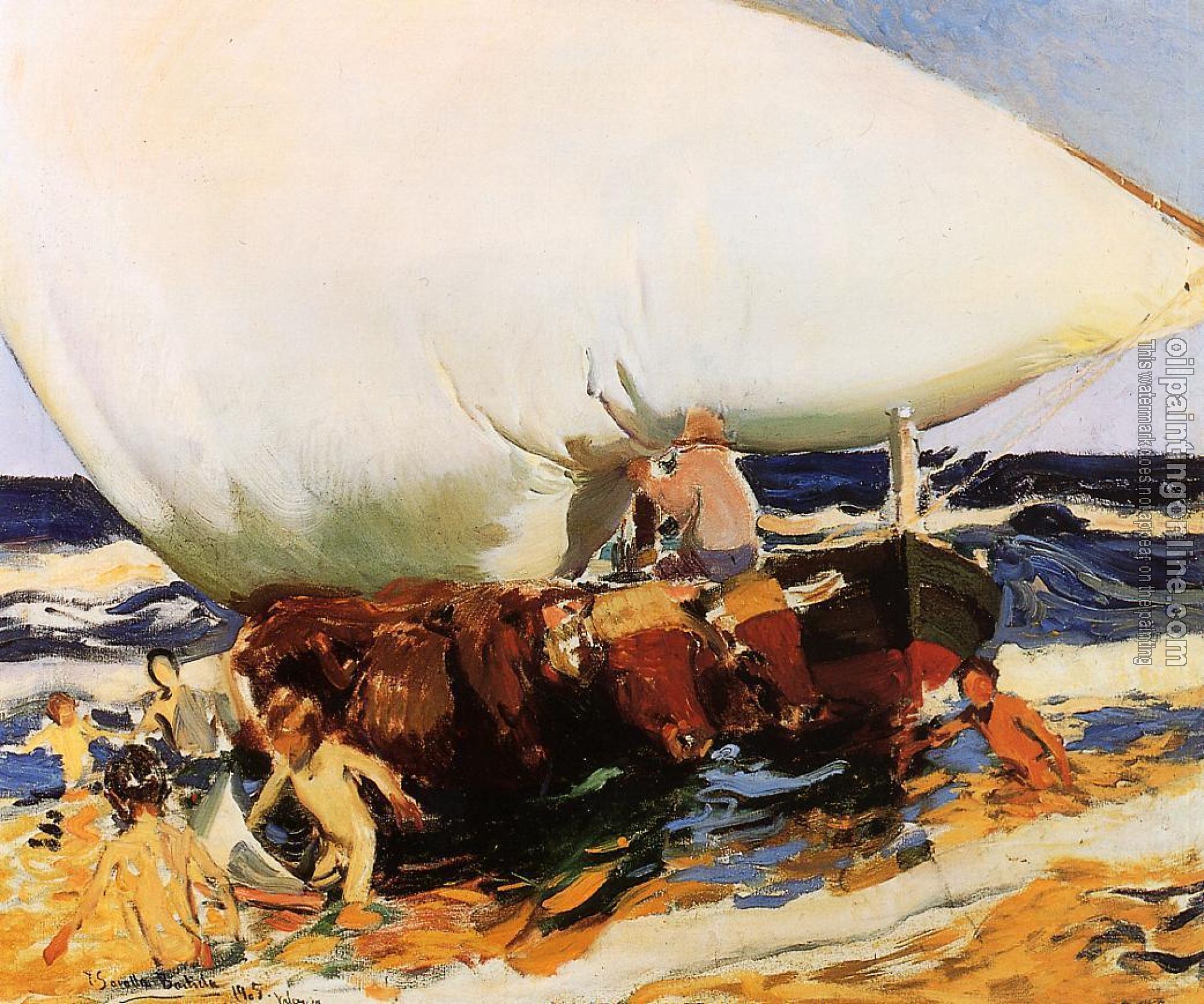 Joaquin Sorolla y Bastida - On the Beach Valencia